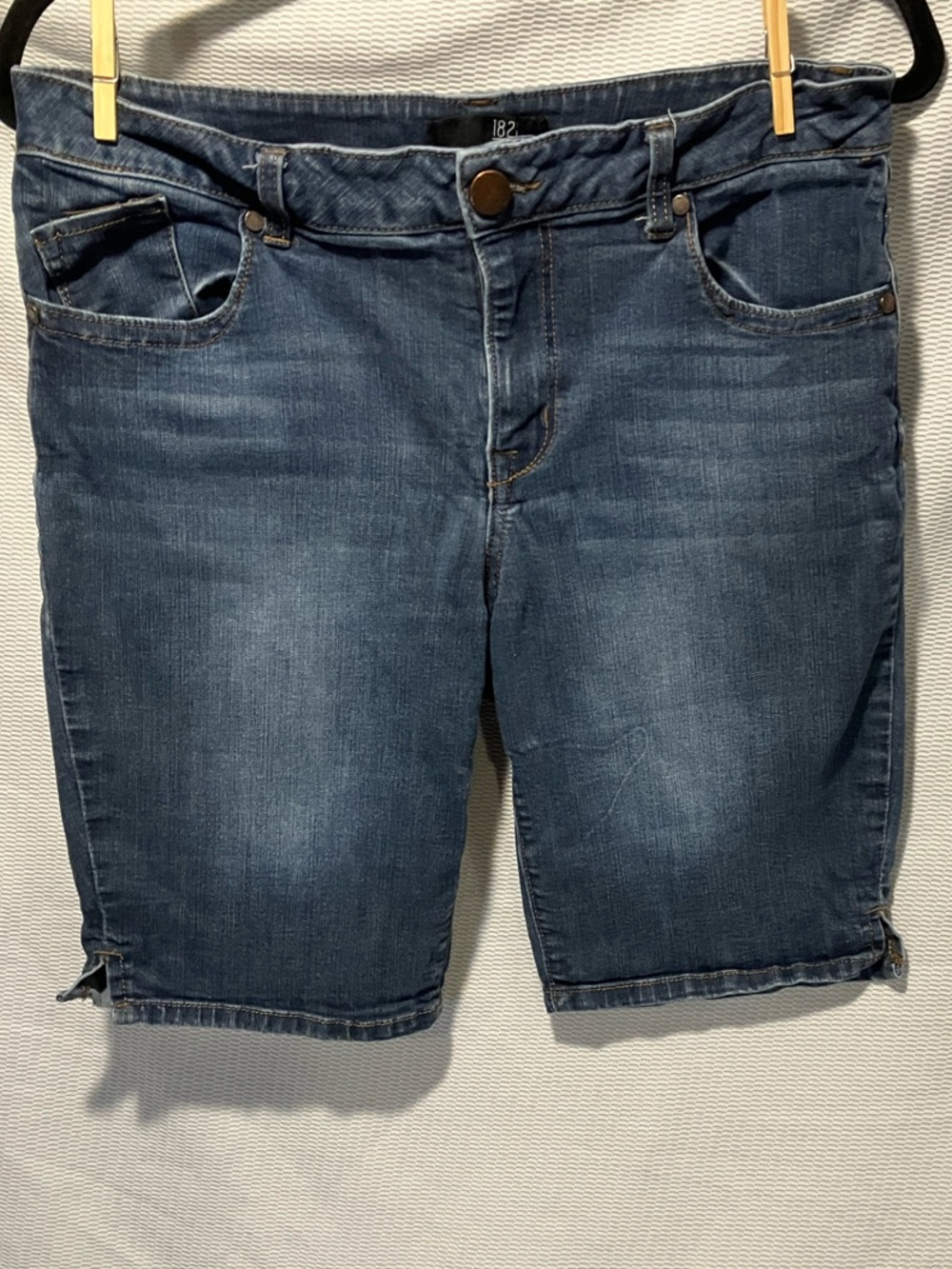 1822 Denim Dark Blue Jean Shorts